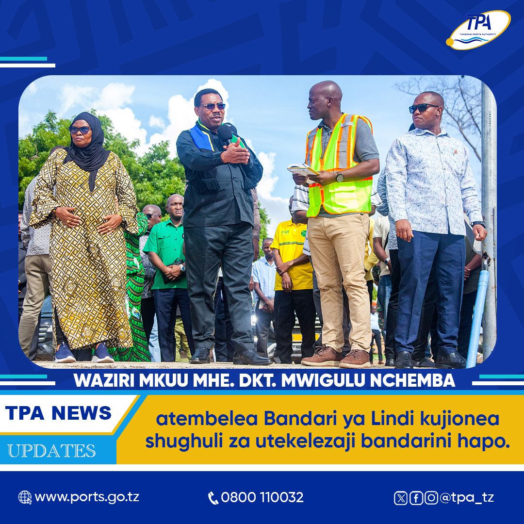 WAZIRI MKUU AFANYA ZIARA KATIKA BANDARI YA LINDI